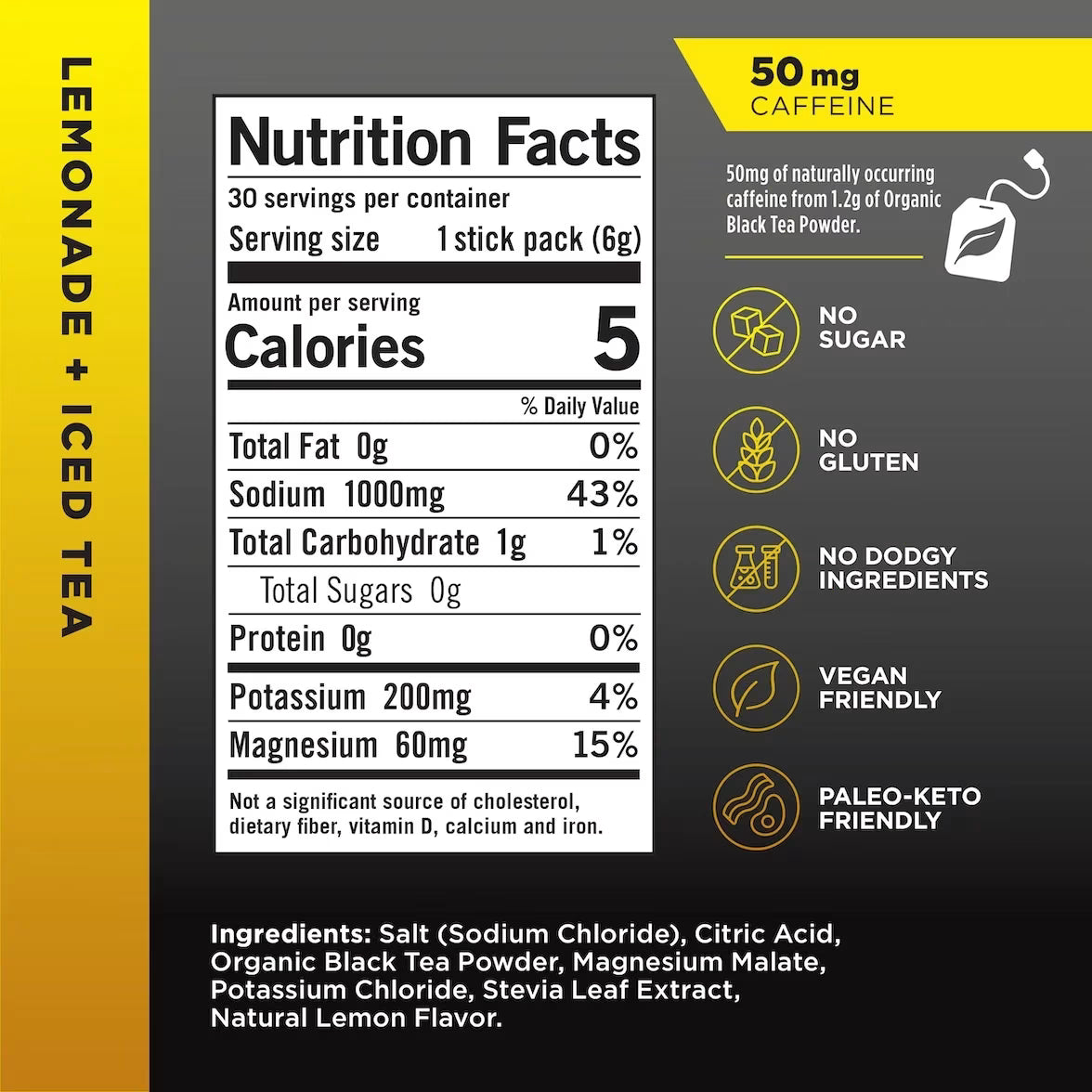 LMNT RECHARGE - Lemonade Iced Tea